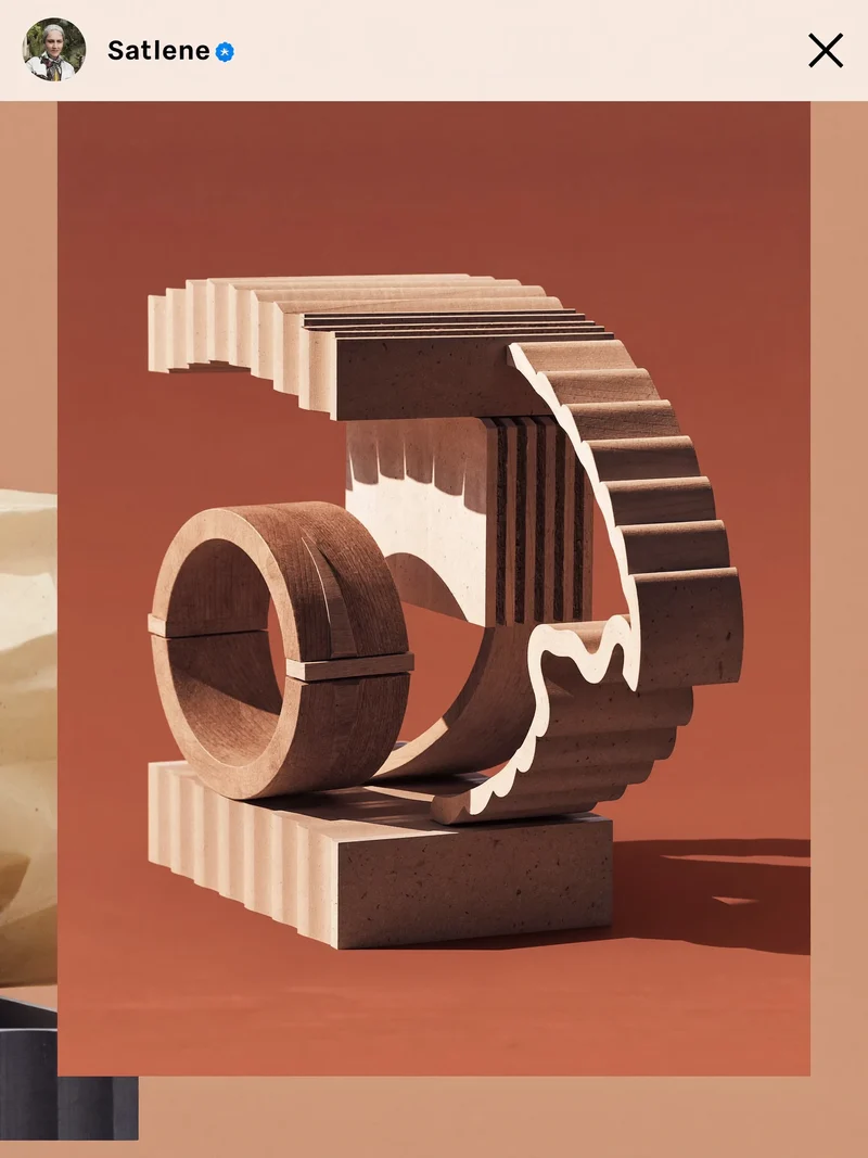 Illustration eines modularen geometrischen Bausets